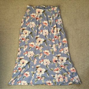 Abercrombie & Fitch Floral Midi Skirt